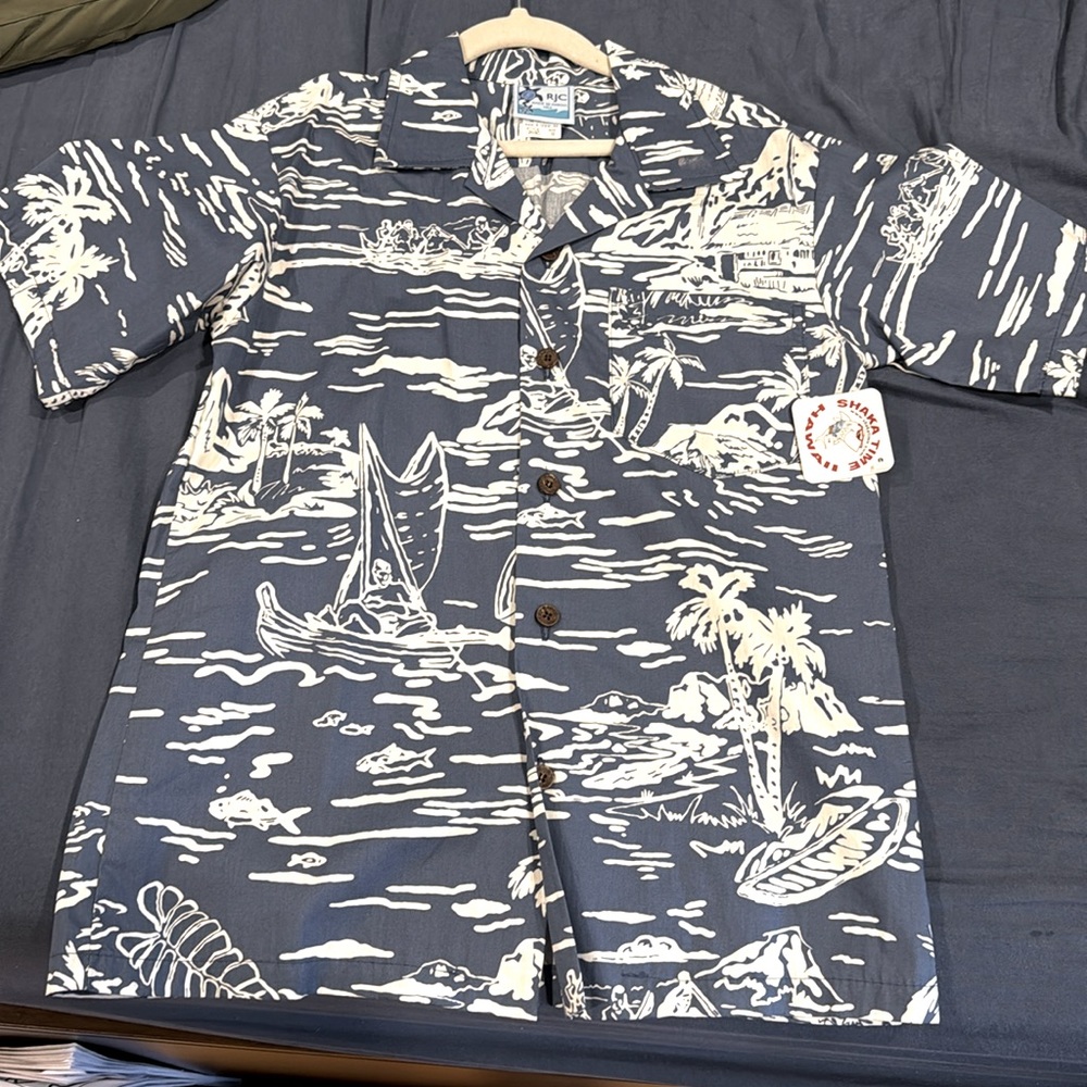 NWT Shakatime Hawaiian shirt  BRAND NEW